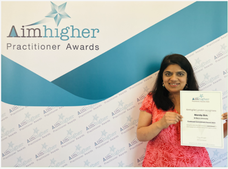 A reflection: Aimhigher London Practitioner Awards 2023 - Aimhigher